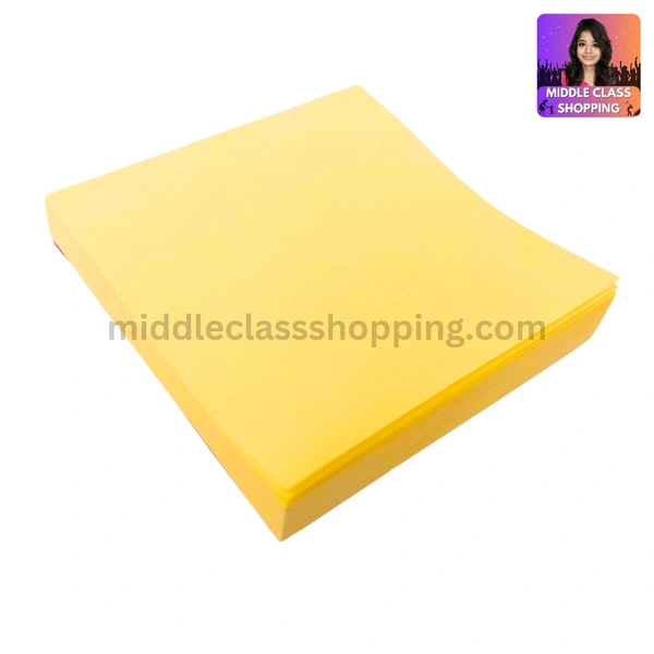 Cute Yellow Square Sticky Notes 3×3 Inches (100pages) MC226