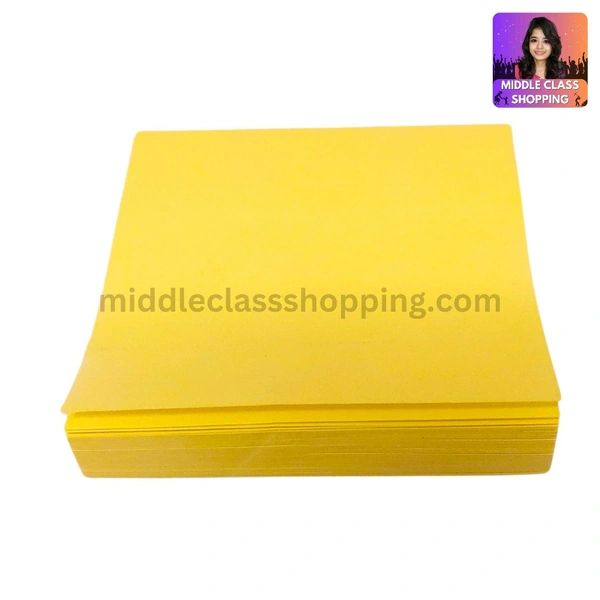 Cute Yellow Square Sticky Notes 3×3 Inches (100pages) MC226