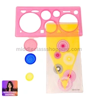Creative Cute Spirograph Stensil With Measurements MC227