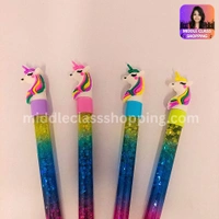 Cute Trendy Unicorn Floating Glitters Pen MC256