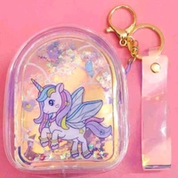 Girls Favourite Multi Shaped Cute Trendy Glitter Mini Zipper Purse And Coin Pouch MC258