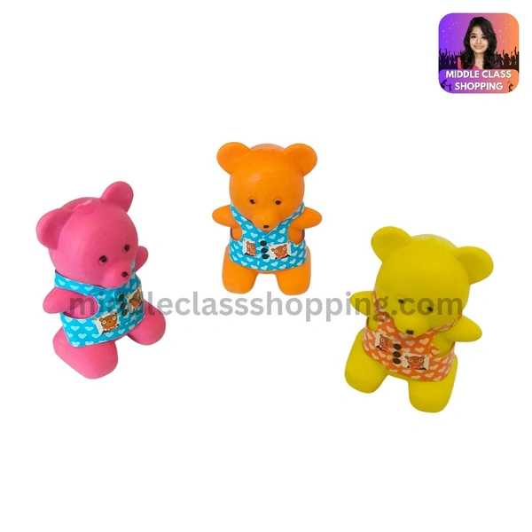 Kids Favourite Cute Teddy Eraser MC266