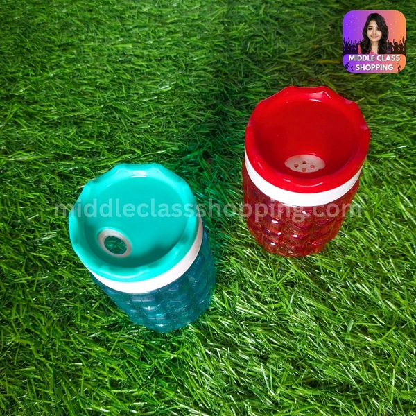 Cute Glassy Look Pepper And Salt Storage And Dispenser Container MC270
