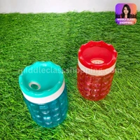 Cute Glassy Look Pepper And Salt Storage And Dispenser Container MC270