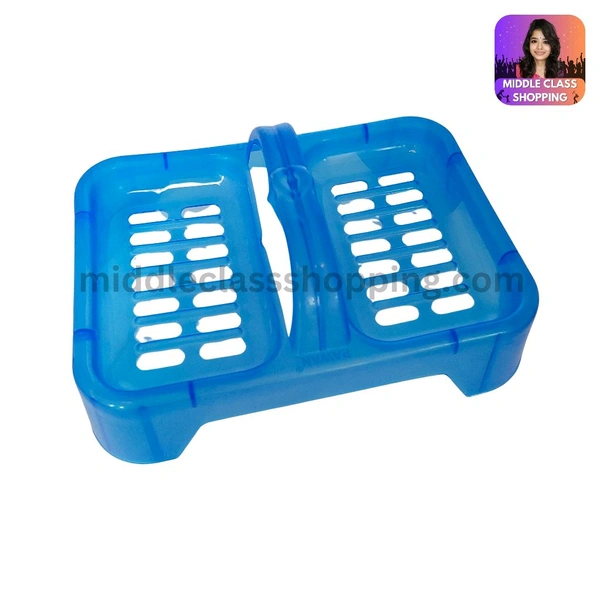 Easy Double Sectional Water Dispensable Soap Stand With Handle MC276