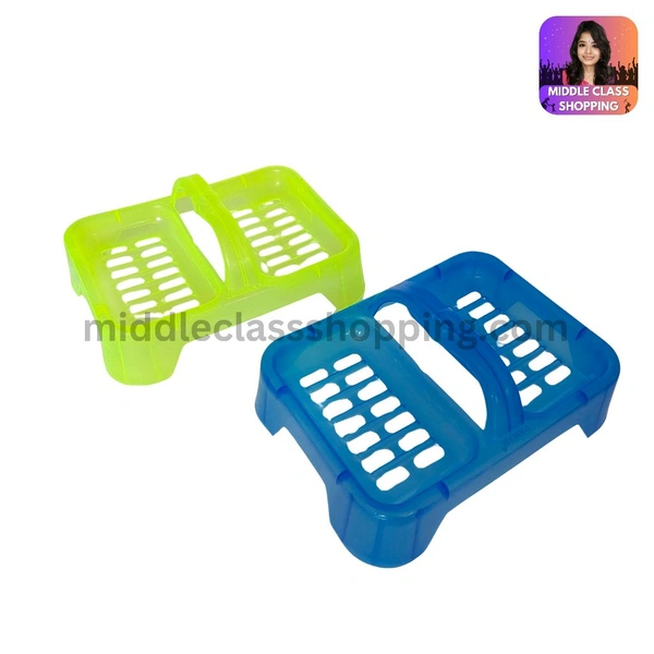 Easy Double Sectional Water Dispensable Soap Stand With Handle MC276
