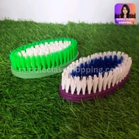 Multicolor Strong Base Oval Cloth Cleaning Brush MC284