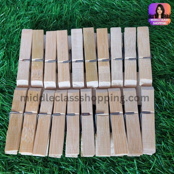 High Quality Big Sized Wooden Cloth Clips (20pcs) MC292