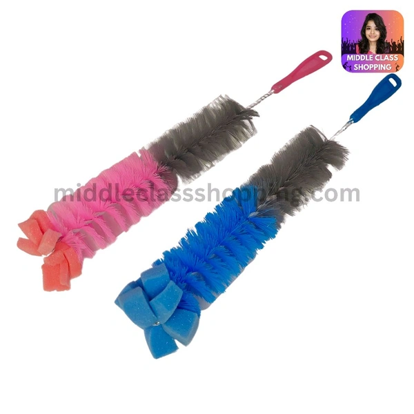 High Quality Big Sized Bottle Cleaning Brush With Sponge End For Easy Cleaning MC316