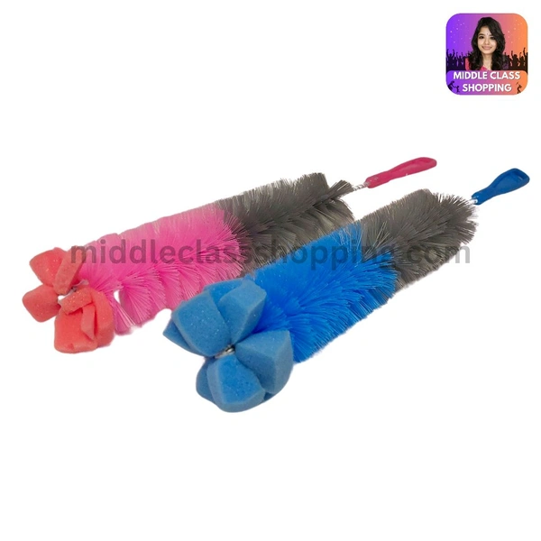 High Quality Big Sized Bottle Cleaning Brush With Sponge End For Easy Cleaning MC316