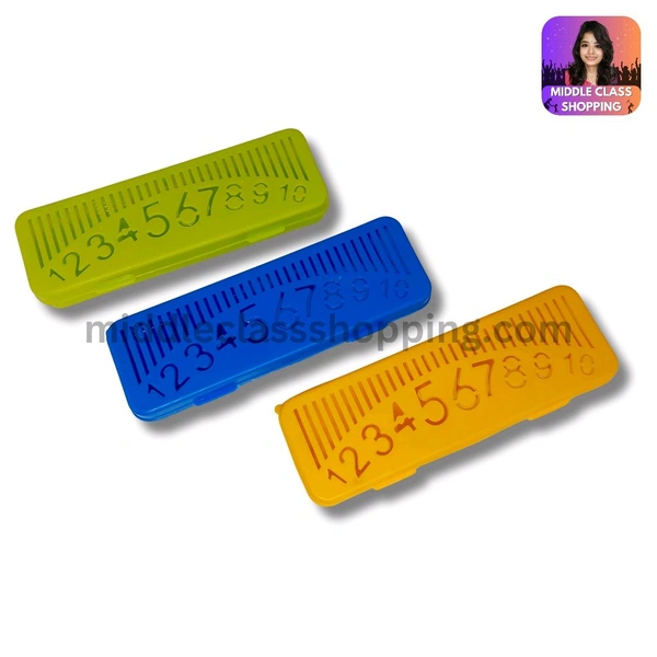 Kids Favourite 1 to 10 Number Cut Pencil Box (18.4×6cms) MC322