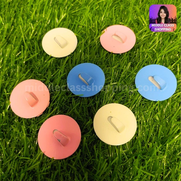 Adhesive Colorful Round Metal Sticky Hooks MC368