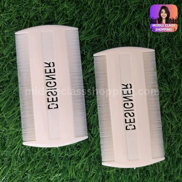 Premium Big Lice And Dust Cleaning Ivory Designer Comb MC381