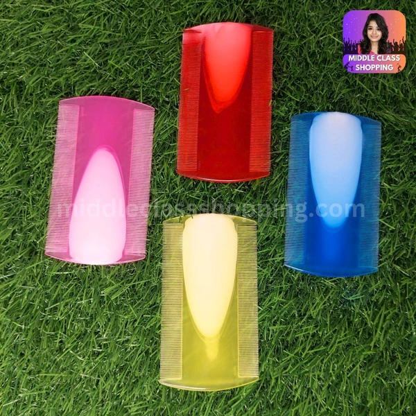 Premium Big Lice And Dust Cleaning Faded Mix Colored Comb MC384