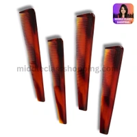 Premium Long Double Size Teeth Brownish Wooden Color Combs MC389