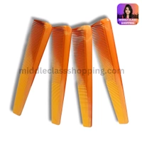 Premium Long Double Size Teeth Wooden Mix Color Combs MC390