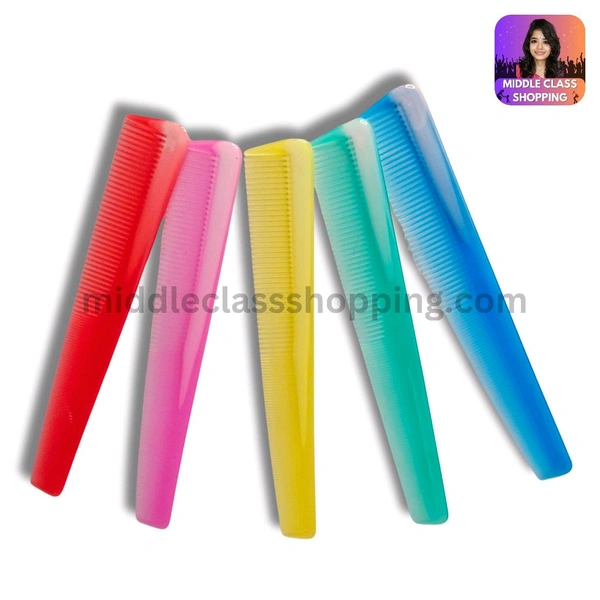 Premium Long Double Size Teeth Shining Solid Color Combs MC391