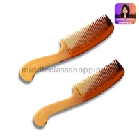 Premium Ivory Wooden Color Combs With Handle MC395