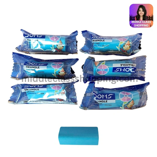 Doms High Quality Blue Packed Eraser MC412