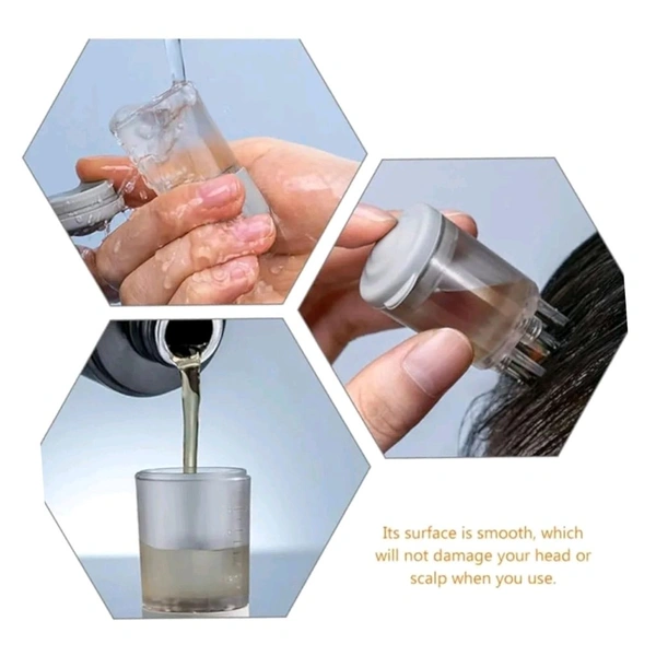 Hair Oil Applicator With Soft Massaging Rolling Balls For Easy Deep Oil Spreading MC422