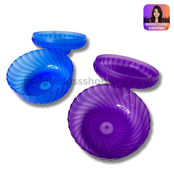 Cute Facial Powder Storage Box With Cap (B9.1×H6cms) MC436