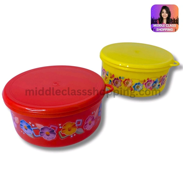 Premium Solid Colored Floral Deisgned Storage Box (B13.6×H6cms) MC445