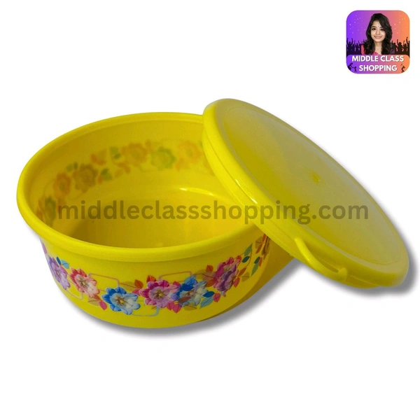 Premium Solid Colored Floral Deisgned Storage Box (B13.6×H6cms) MC445