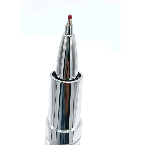 Premium Cute Lipstick Shaped Pen With Floating Glitters MC478