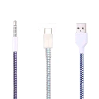 Premium Shining Mobile Earphone Charging And Data Cable Protecting Spring Cable (Shining Multicolor) MC480