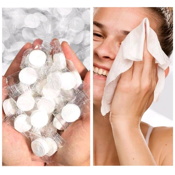 5 Pcs High Quality Travel Friendly Compressed Magic Facial Tissue Towel For Cleaning MC485