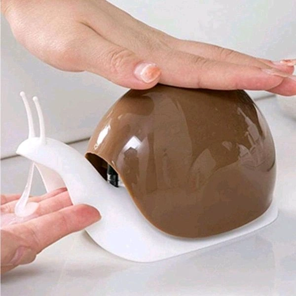Cute Royal Look Snail Liquid Soap Dispenser