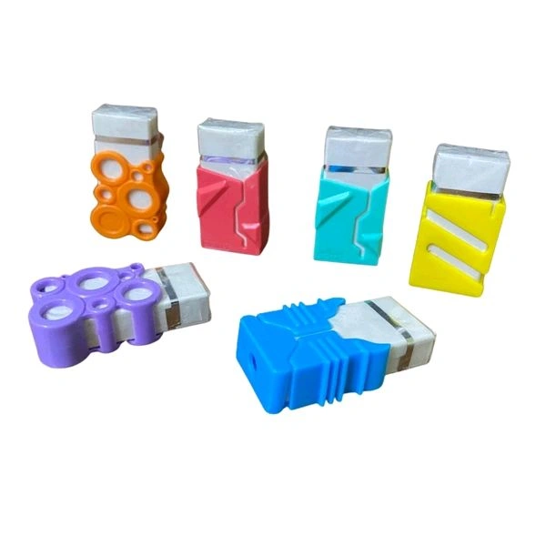 Kids Favourite Eraser With Plastic Holder