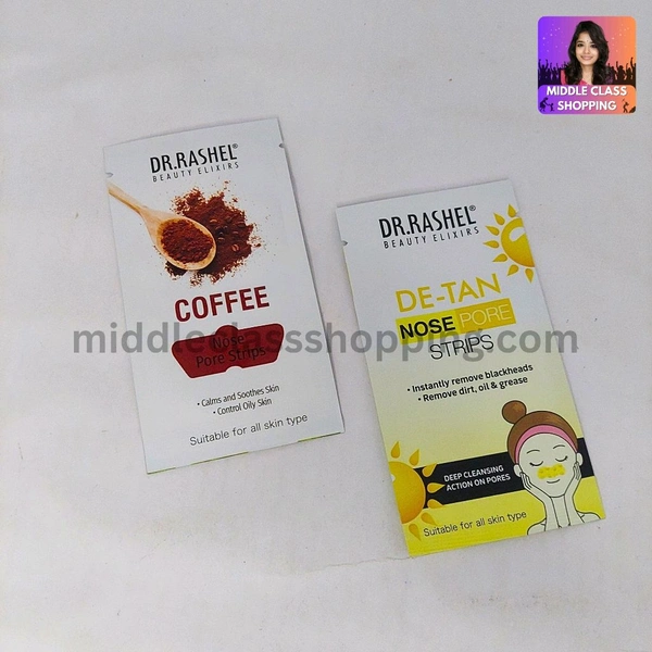 Pack Of 2 Nose Strips For Pores Cleaning With Clear And Smooth Skin, Suitable For All Skin Type MC510