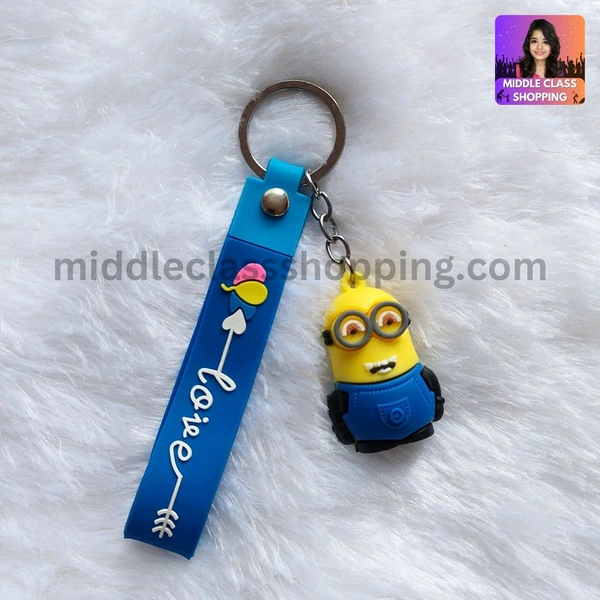 Premium Big Sized Cute Minion Keychain With Strap MC519
