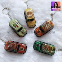 Cute Metalic Realistic Moving Multicolor Mini Car Keychains MC522