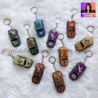 Cute Metalic Realistic Moving Multicolor Mini Car Keychains MC522