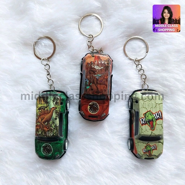 Cute Metalic Realistic Moving Multicolor Mini Car Keychains MC522