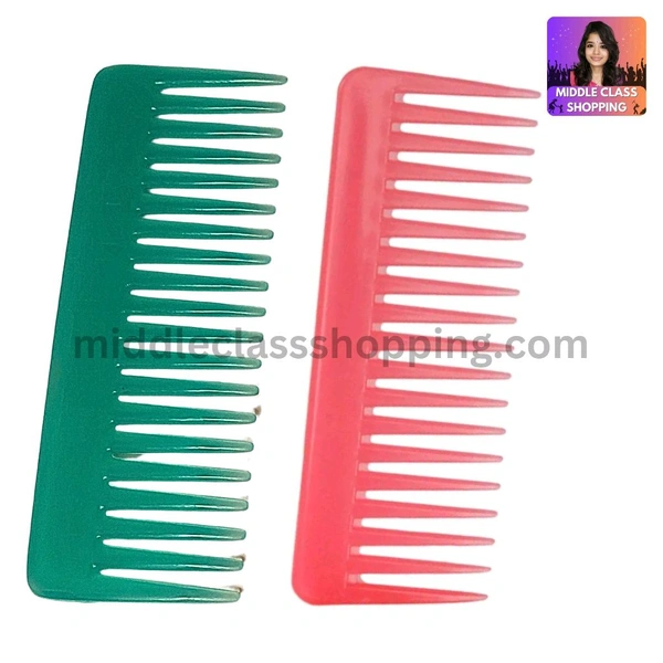 High Quality Wide Teeth Flat Comb For Easy Detangling MC523