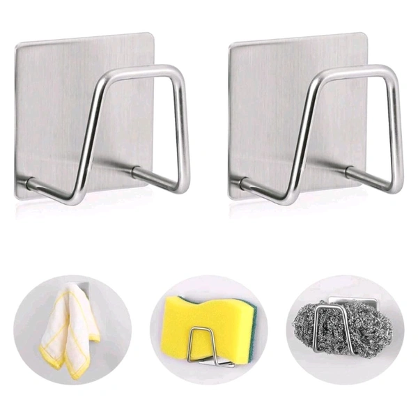 Multipurpose Adhesive Metal Sponge Holder Hook MC529