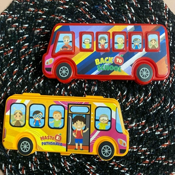 Super Cute Kids Favourite Bus Shaped Pencil Box MC540