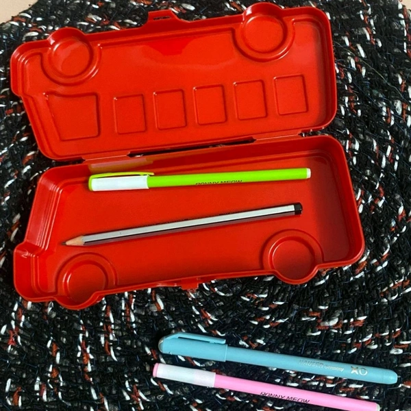 Super Cute Kids Favourite Bus Shaped Pencil Box MC540