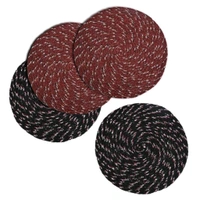 High Thickness Multipurpose Round Shaped Cotton Floor Mats (Mulicolors)  MC542