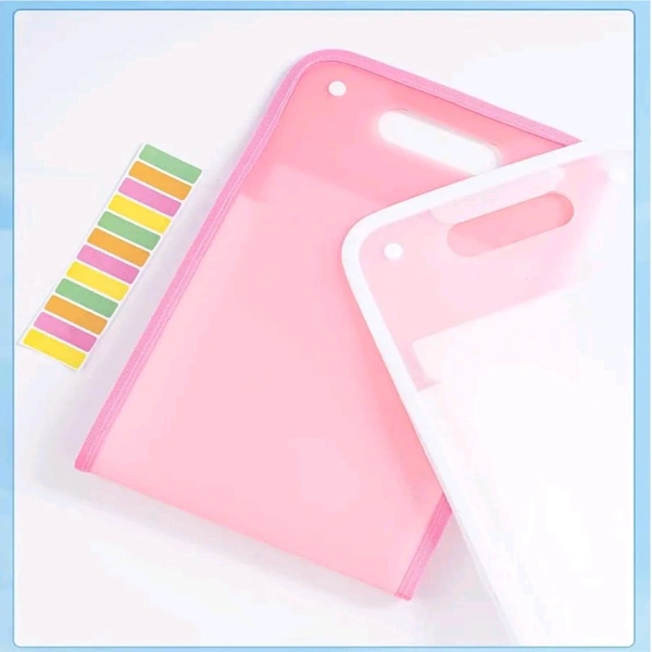 Premium High Quality 13 Divisional A4 Sized File Folder With Safety Double Snap Button And Easy Handle MC547