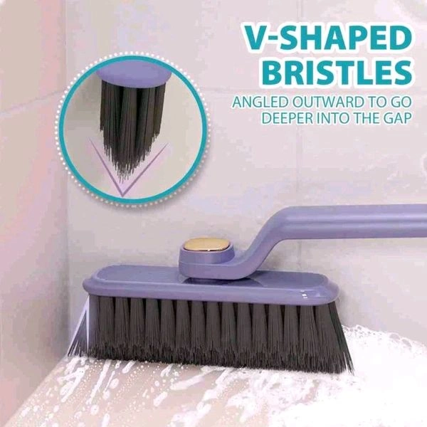 High Quality 2 in 1 Head Rotatable Handle Brush With Waste Plucker For Easy Kitchen Sink, Stover Area Cleaning MC551