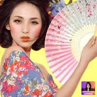 Cute Imported Multicolor Foldable Hand Fan And Unique Gift MC583