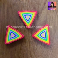 Kids Favorite Big Sized Super Cute Triangle Rainbow Eraser MC593