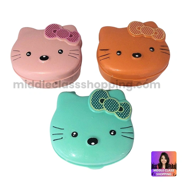 Kids Favourite High Quality Cute Kitty Snacks Box With Hair Clip Design MC601
