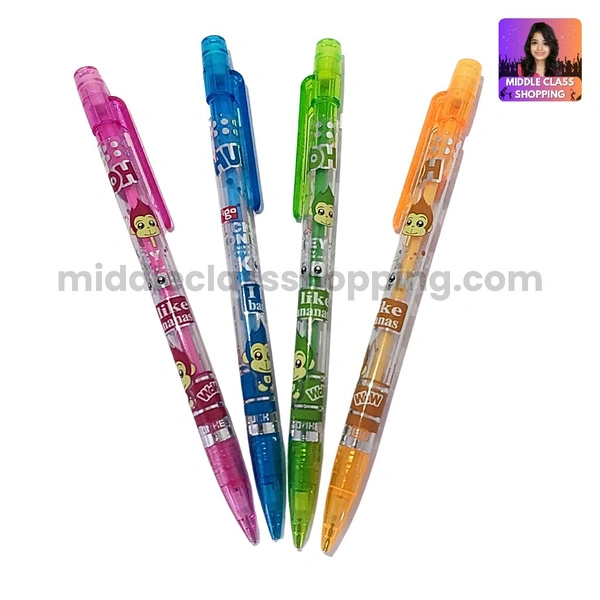Figo 0.7mm Cute Gilttery Colorful Click Pencil MC607