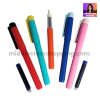 Dhiyu Cute Dual Solid Colored Premium Fountain Pen With Catridge Ink MC609