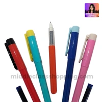 Dhiyu Cute Dual Solid Colored Premium Fountain Pen With Catridge Ink MC609